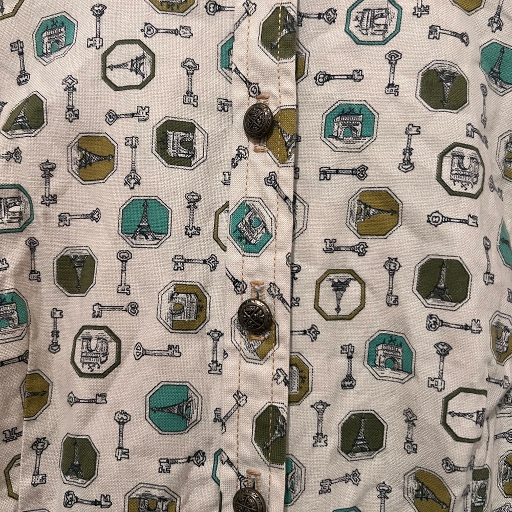 Vintage “Keys to Paris” Dress - Picture 4 of 6